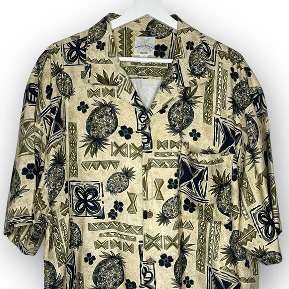 Tommy Bahama Relax Silk Short Sleeve Button Up Hawaiian Shirt Men’s Size XL - Picture 3 of 9